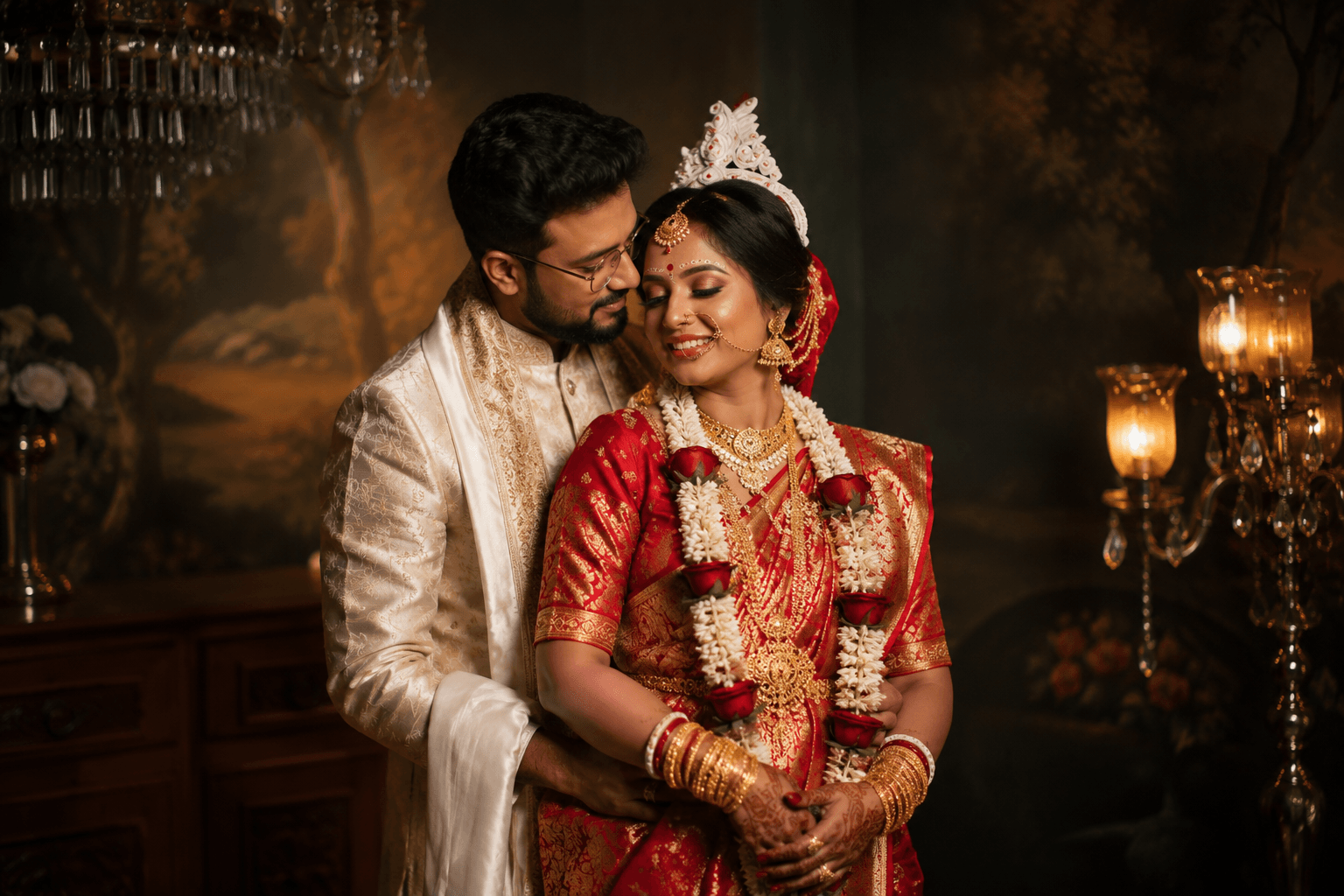 bridal shoot in studio (1)